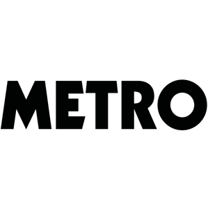 Metro newspaper logo, who featured the Komodo Pink travel wash bag